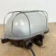 Industrial Brown Bakelite Wall Light with Milk Glass, 1960s