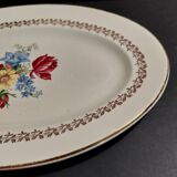 Sarreguemines oval dish early 20th century