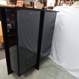 Showcase lacquered black design Behr years 80
