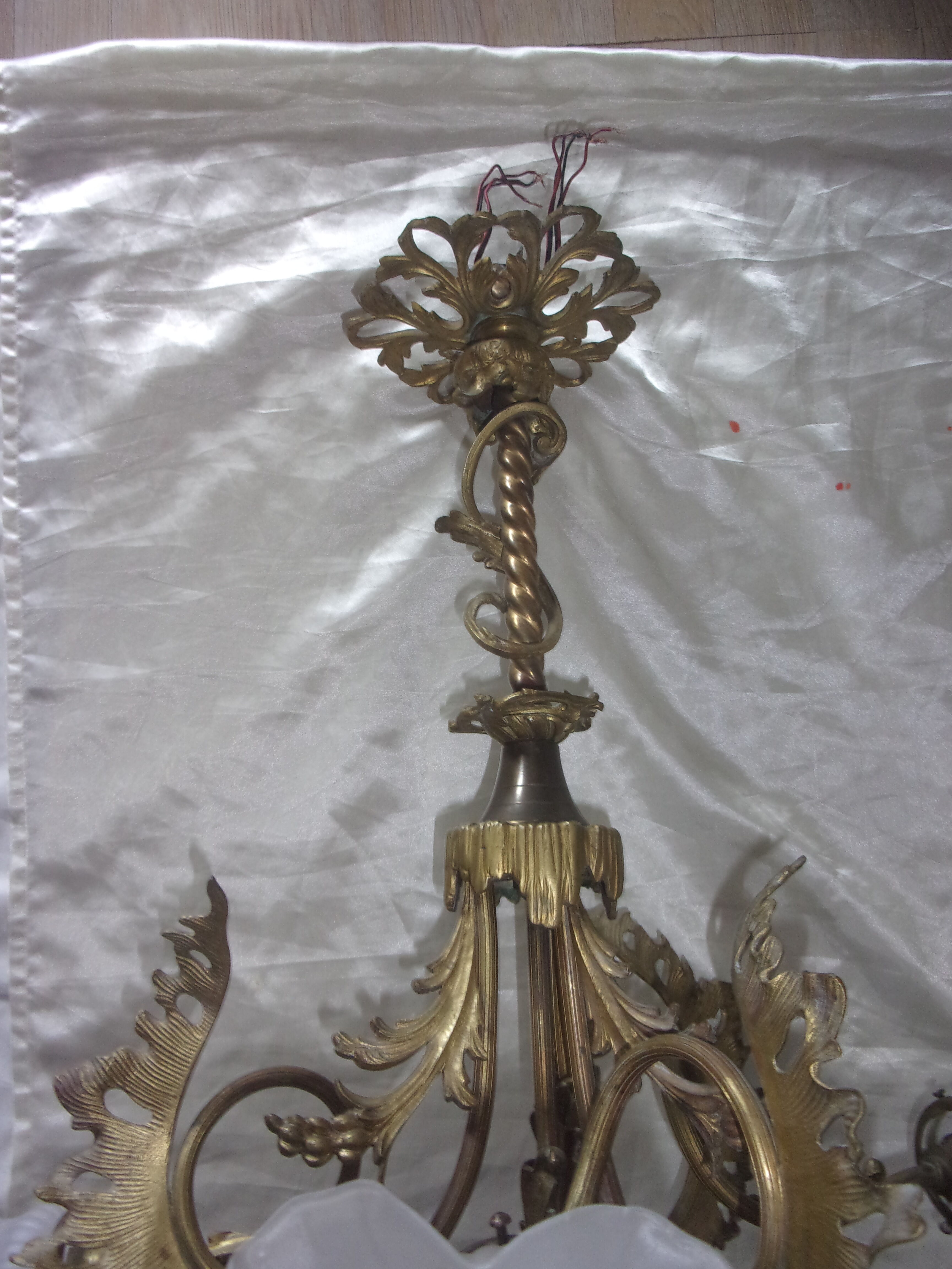 20-30s bronze chandelier