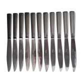 Coffret 11 couteaux inox. vintage