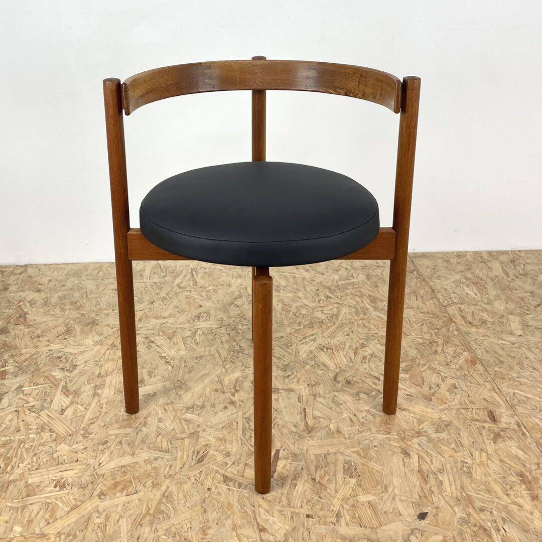 Chaise en teck danois par Hugo Frandsen