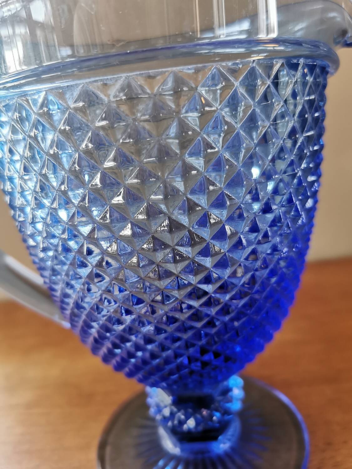 Vista Alegre Vintage Blue Pitcher