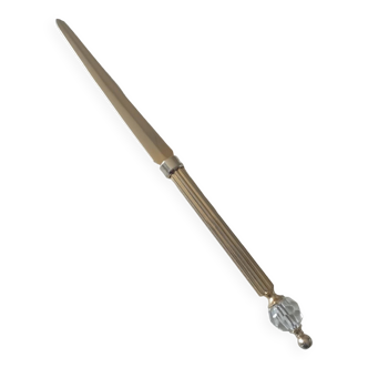 Gold metal letter opener