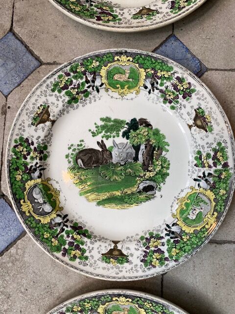 Assiettes Creil et Montereau