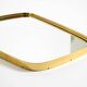 A pair of rare Mid Century "Münchener Zierspiegel" brass wall mirrors