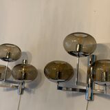 Pair of triple sconces from Sciolari