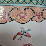 China - Circular fishbowl in Famille Rose enamel