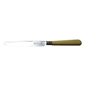 Box of 6 knives with steel blades and horn handles - "Mure"