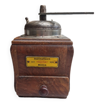 Antique coffee grinder