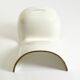 White stool by Winfried Staeb from the 1970s for the Form + Life Collection