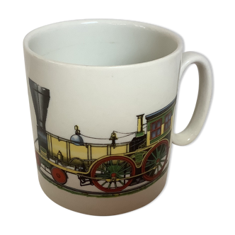 Tasse mug locomotive ancienne Villeroy et Boch