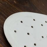 Old iron clay draining plate