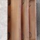 Art deco chest of drawers in oak and marble
