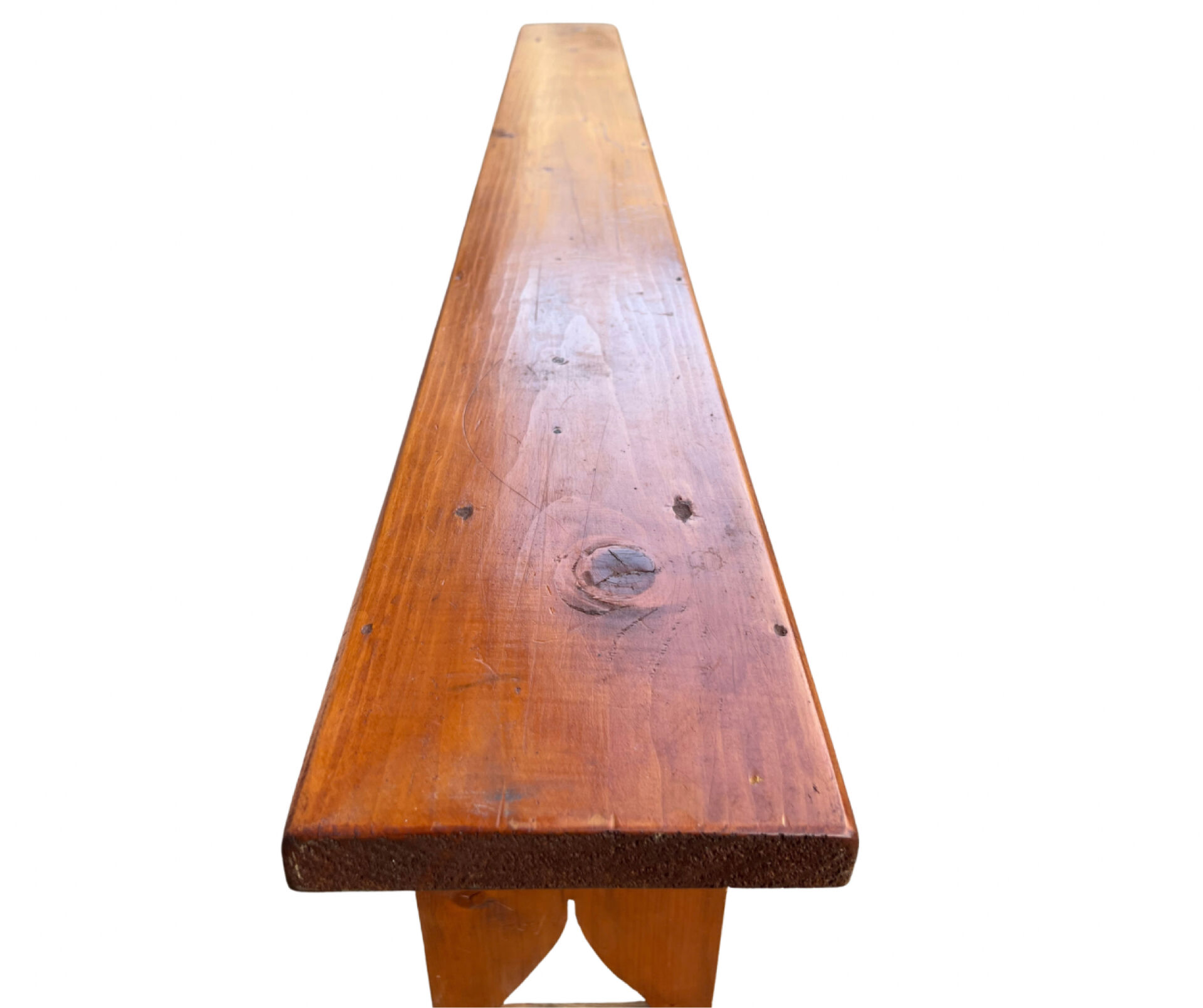 2 solid wood benches - farmhouse benches