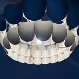 White metal suspension from the mid-century by H. Zender for Temde, 1960s.