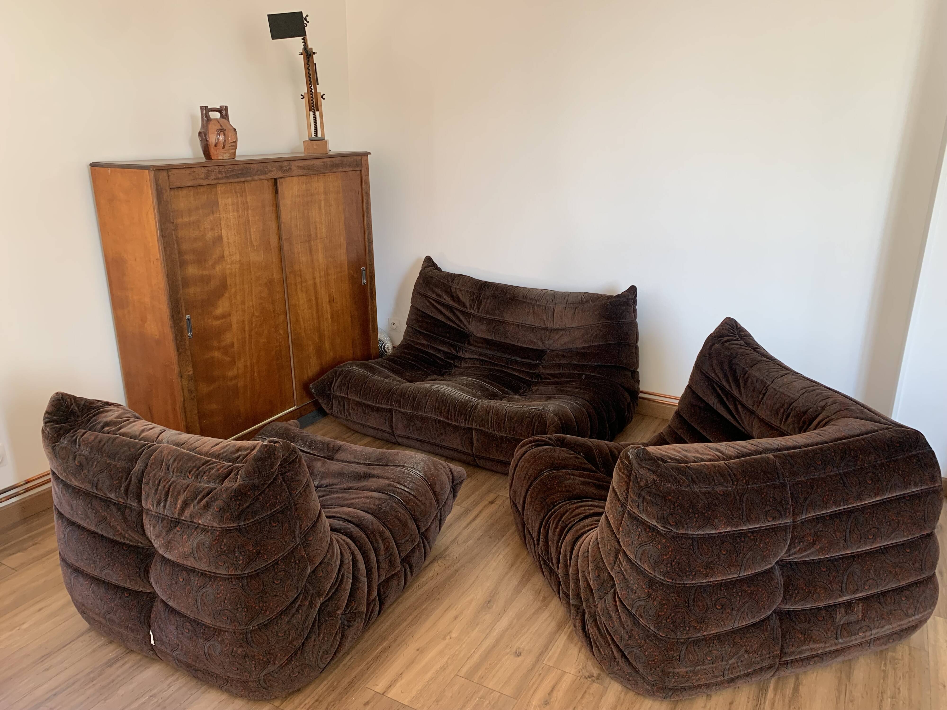 TOGO sofa set by Michel Ducaroy for Ligne Roset