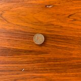 Extendable dining table with butterfly extensions in rosewood circa 60's