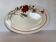 Plat faïence fleurs grenats modèle Artois Sarreguemines