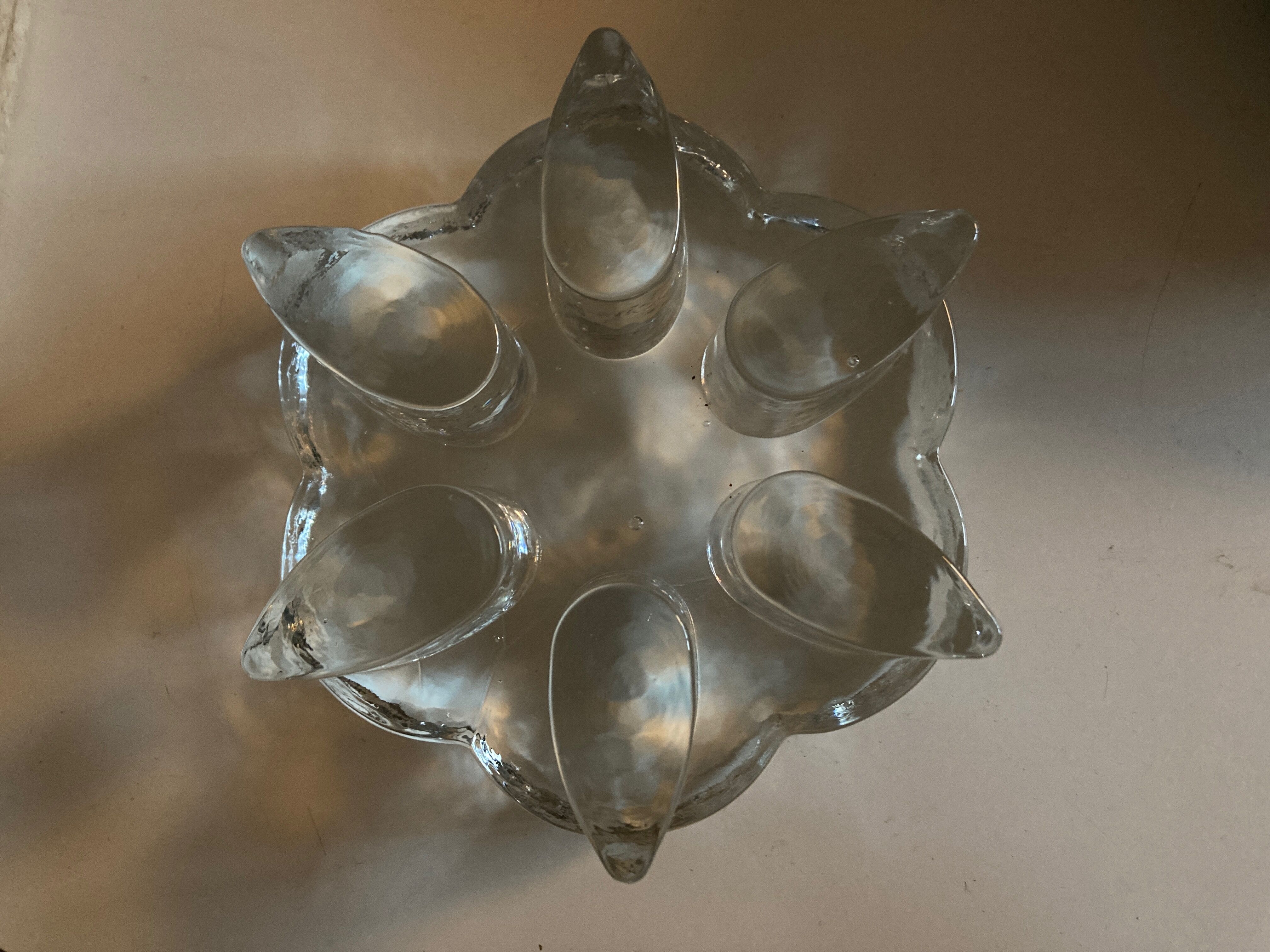 produit BHV Bougeoir Ice de Nybro forme goutte