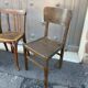4 bistro chairs mismatched curved wood brasserie