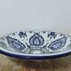 Plat marrakech en terre cuite céramisé diamètre 37cm