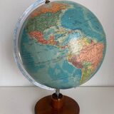 Vintage globe 1973 terrestrial Räth ex-GDR - 48 cm