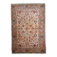 Handmade antique Persian Kashan rug 4.1' x 6.3' (125cm x 192cm) 1910s - 1B735