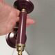 Wall lamp from Swedish Belid 1990s, in a beautiful aubergine purple colour.