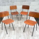 Set of 4 vintage chairs and design Eromes