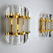 Pair of venini wall lamps, Glass, Italy, 1970