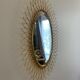 Retractable golden sun mirror 50s