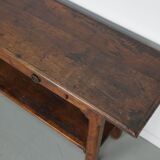 Console en chêne, France XIXe siècle