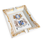 Hermès porcelain vide-poche from Limoges depicting the Marquis de Montc.