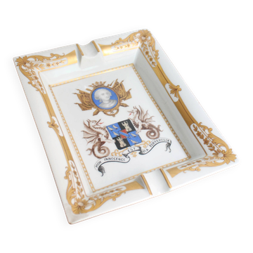 Hermès vide-poche en porcelaine de Limoges représentant le Marquis de Montc