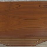 Weekly chest of drawers with secret shelf and its 7 drawers, made in the old-fashioned way from solid wood with knob