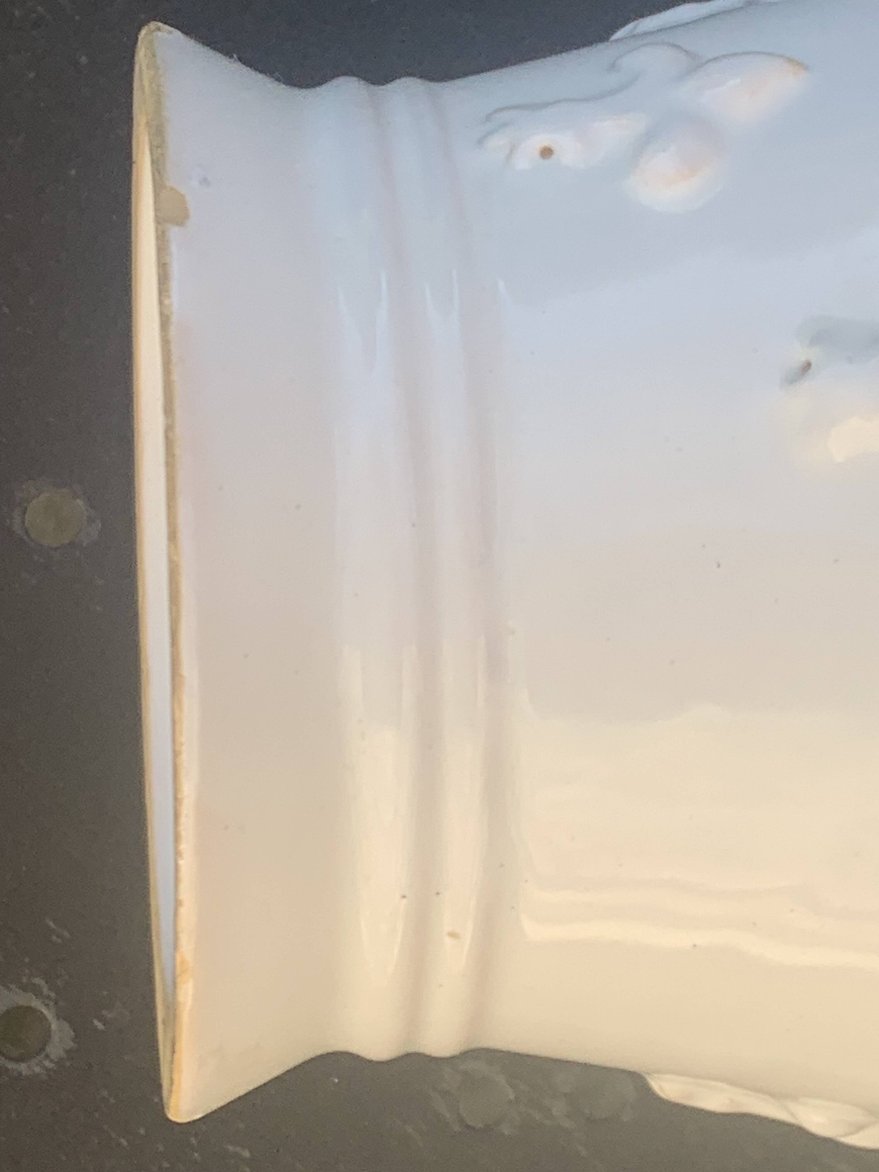 Carafe, pitcher signed Émile Tessier, Old France, in slip, ceramic