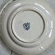 Set of 5 antique Longchamp Donjon ironstone plates.