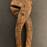 Nutcrackers folk art carved wood