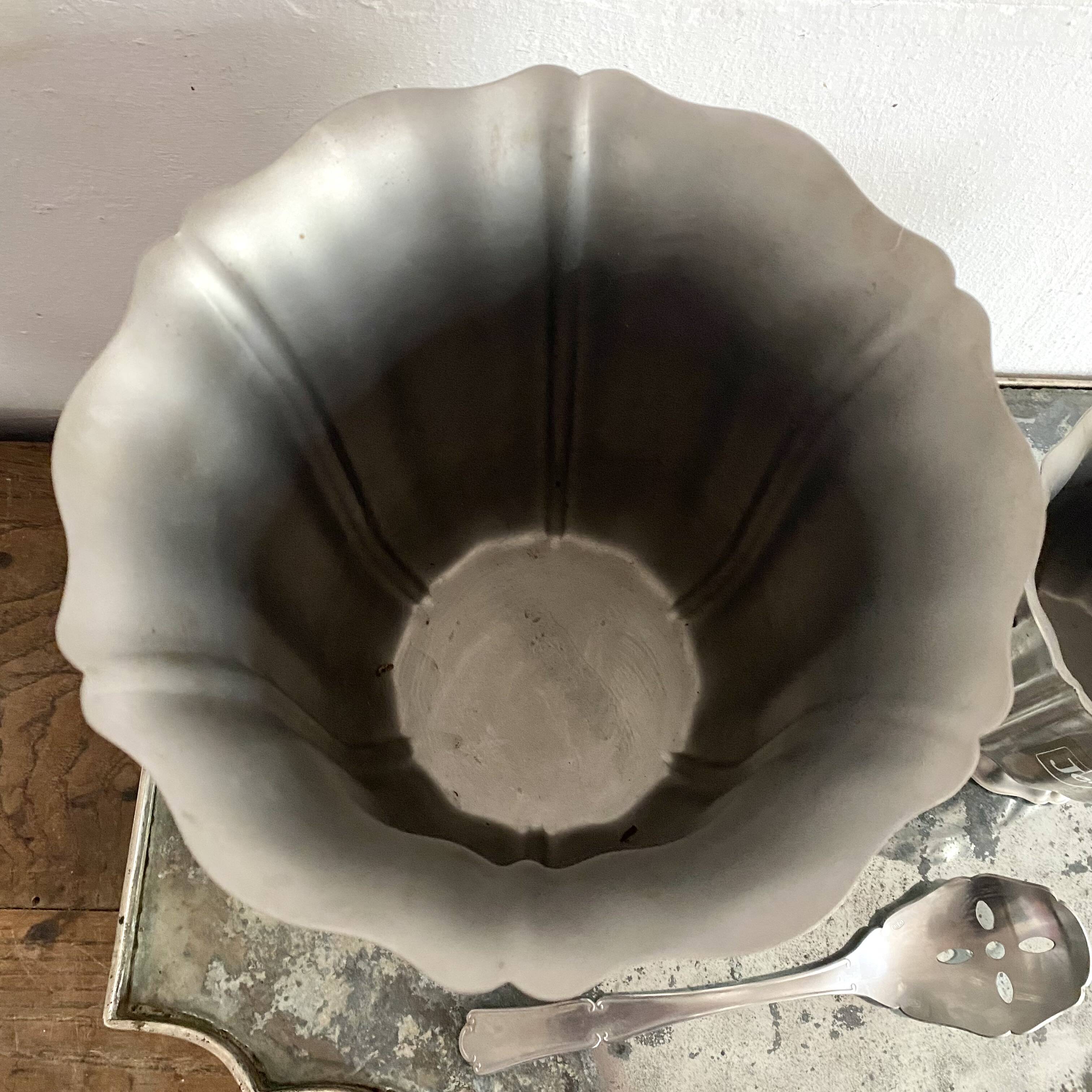 Champagne bucket set and stainless steel ice bucket Jean COUZON