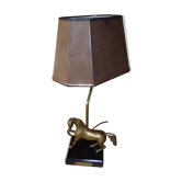 Vintage horse lamp