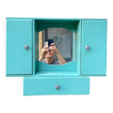 Old wall-mounted bathroom cabinet