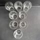 8 verres gobelets Baccarat Chauny