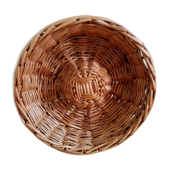 Round basket flat wall decoration