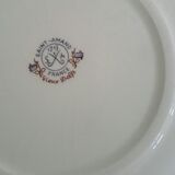6 soup plates in faience St Amand
