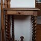 Side table, Louis XIII style console in walnut.