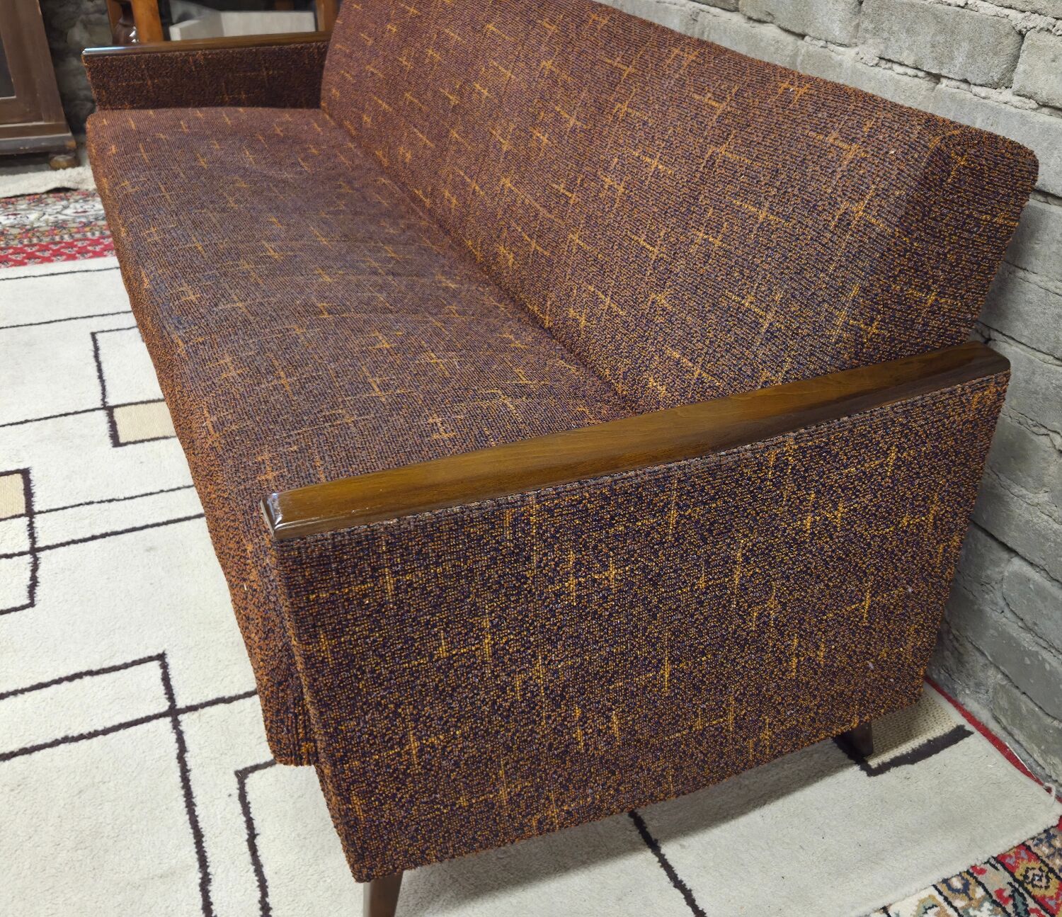 Convertible Scandinavian daybed canapé from the 1970s.