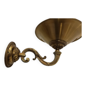 BELLE APPLIQUE HALOGENE EN BRONZE DORE STYLE LOUIS XVIl' de " Lucien Gau"