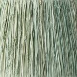 Art Deco Japonisme ceramic table lamp, 1928, new silk sari ribbon lampshade.