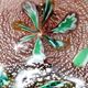 Vintage Brown Murano Glass Ashtray / Catchall by Fratelli Toso with Murrines